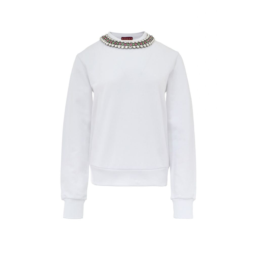 Gucci White Cotton Sweatshirt - BrandFit 88