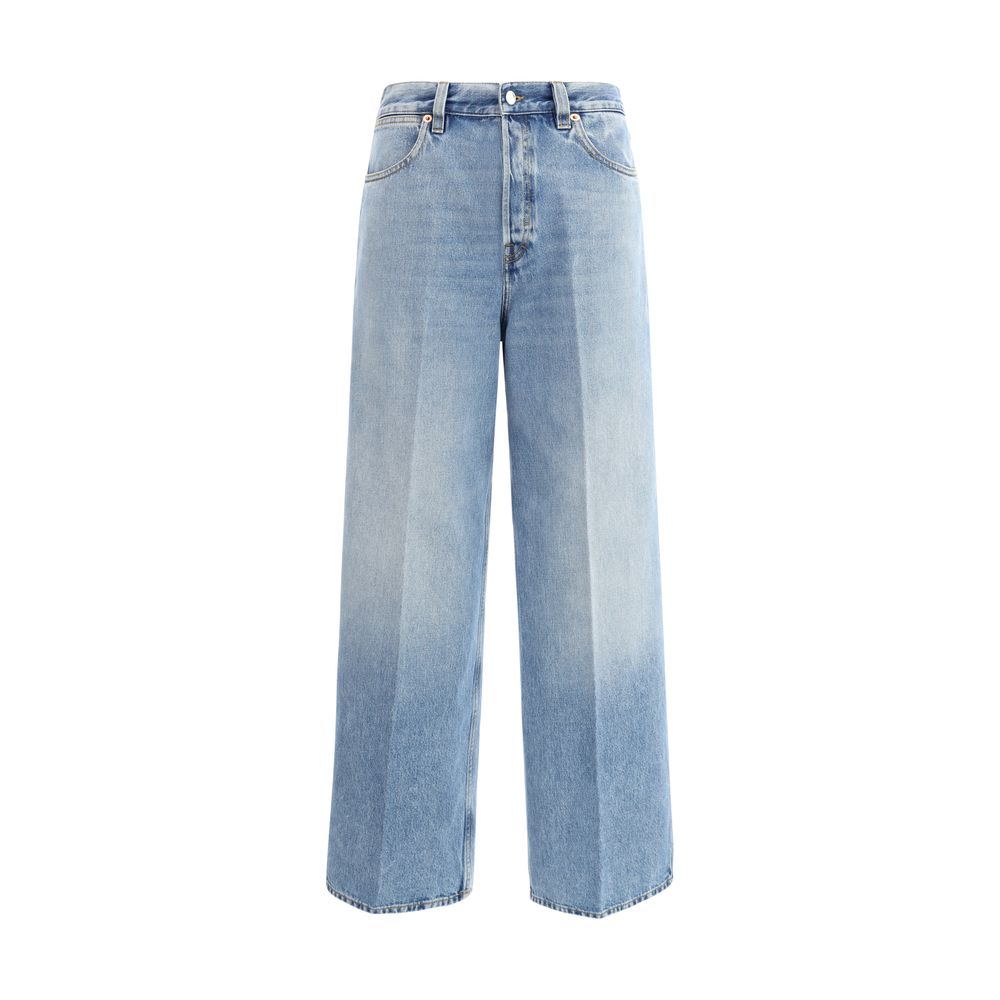 Gucci Light Blue Cotton Jeans Denim - BrandFit 88