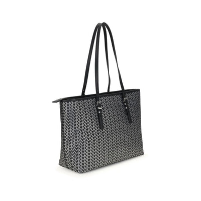 Michael Kors Quinn large jacquard logo Tote Bag