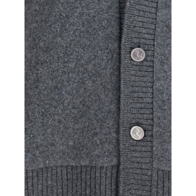 Thom Browne Gray Wool Cardigan
