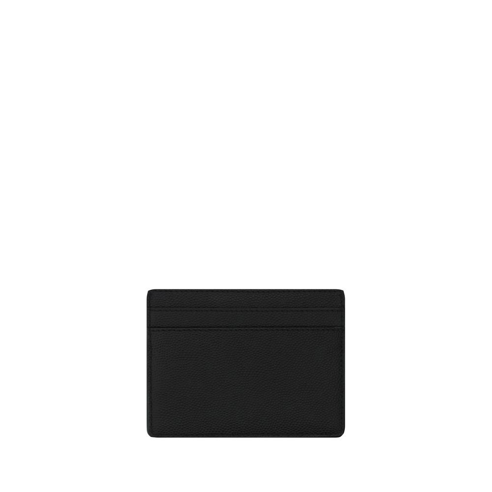 Saint Laurent Black Calf Leather Bos Taurus Wallet - BrandFit 88