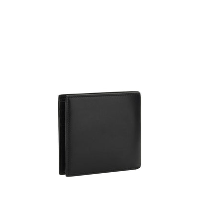 Saint Laurent Black Calf Leather Bos Taurus Wallet