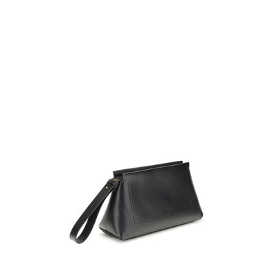 Givenchy Black Calf Leather Bos Taurus Clutch Bag