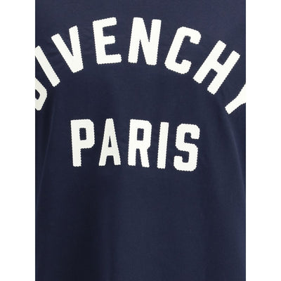Givenchy Blue Cotton T-Shirt