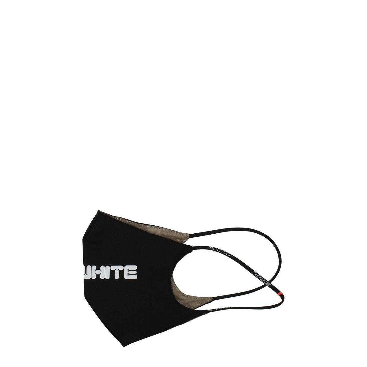 Off-White Black Cotton Facemask - BrandFit 88