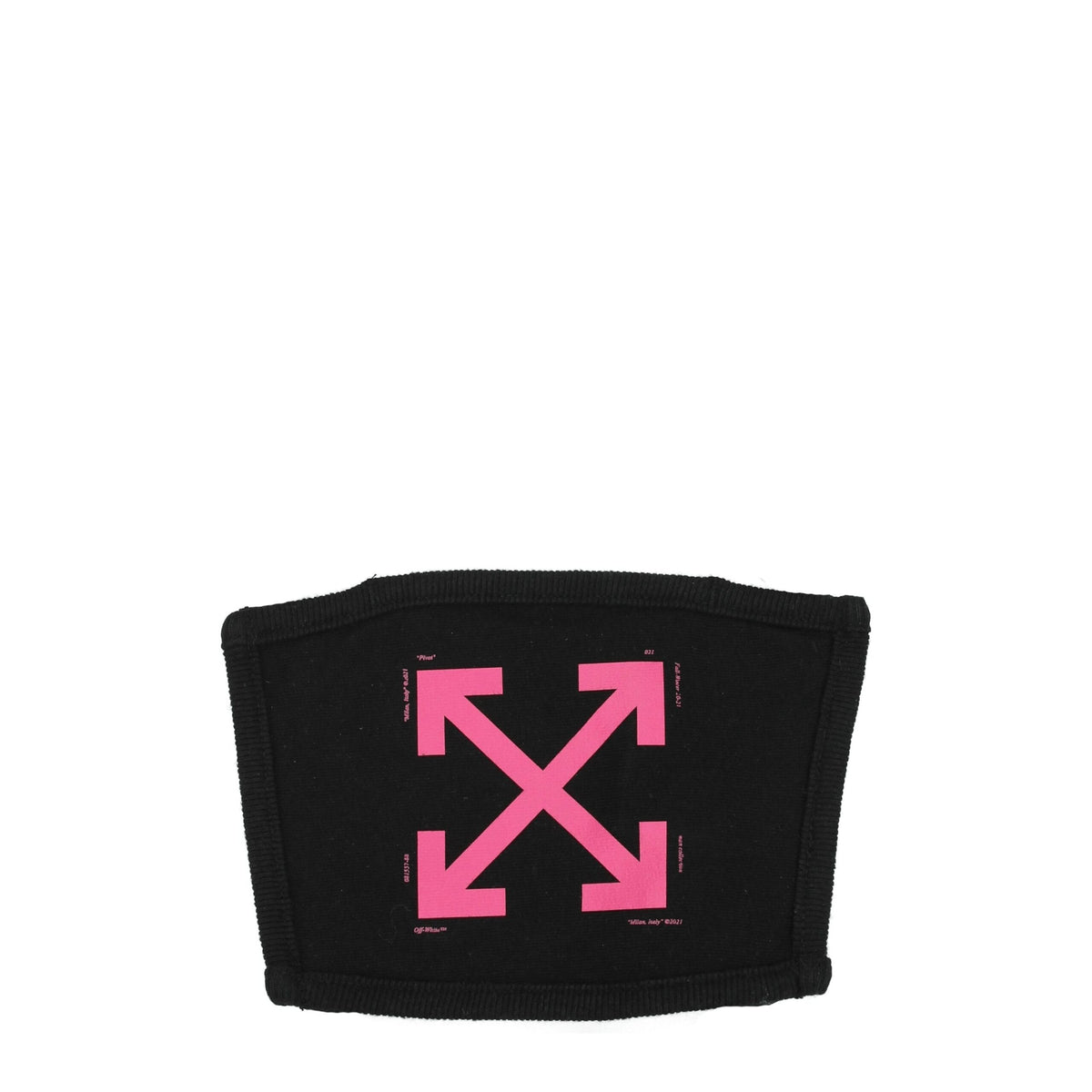 Off-White Black Cotton Facemask - BrandFit 88