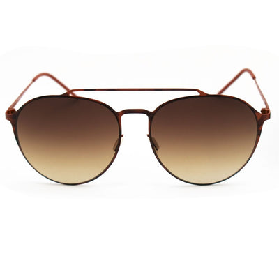 Italia Independent Brown Metal Sunglasses