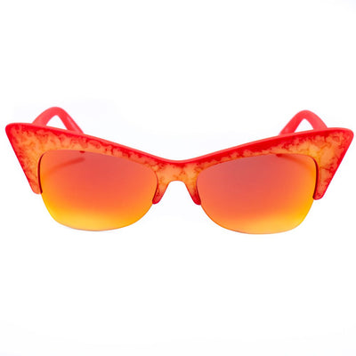 Italia Independent Red Acetate Sunglasses