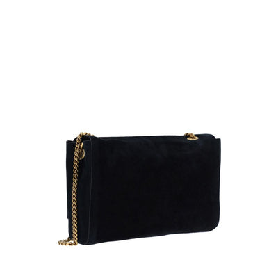 Saint Laurent Black Calf Leather Bos Taurus Shoulder Bag