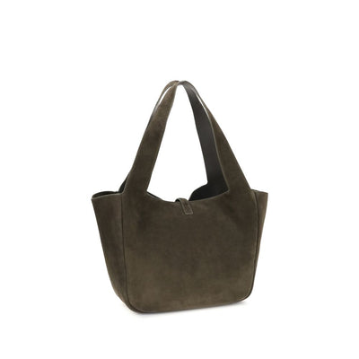 Saint Laurent Green Calf Leather Bos Taurus Shoulder Bag