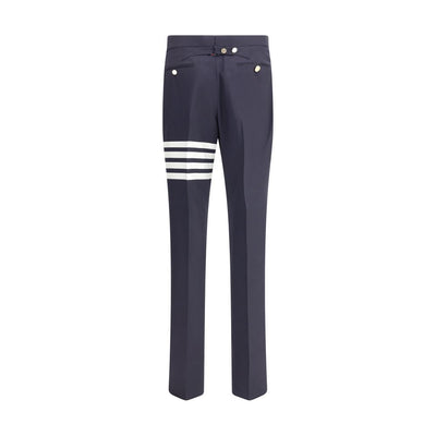Thom Browne Blue Wool Dress Pants