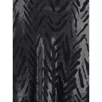 Giorgio Armani Velvet Shawl with fringes