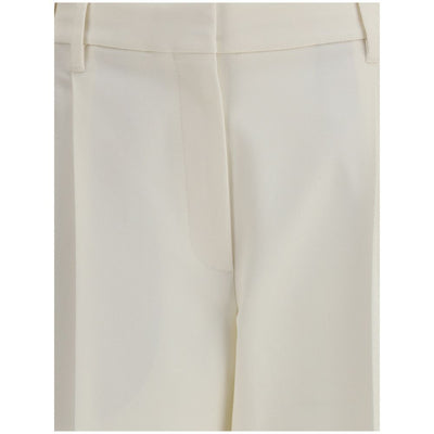 Brunello Cucinelli White Cotton Chino Pants
