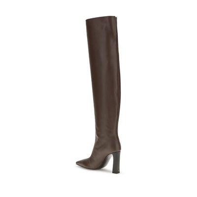 Giuseppe Zanotti Brown Leather Over The Knee