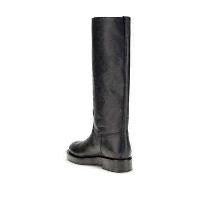 Paris Texas Black Leather Boots