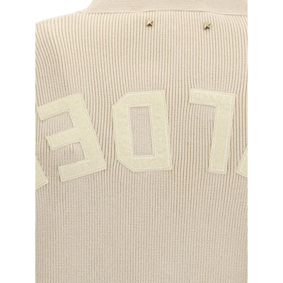 Golden Goose Cream Cotton Cardigan