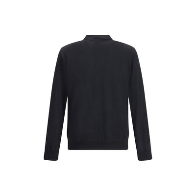 Golden Goose Black Fleece Wool Dress Shirt