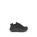 Moncler Black Calf Leather Bos Taurus Athletic Sneakers