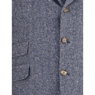 Brunello Cucinelli Blue Wool Blazer