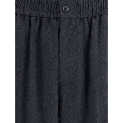 Giorgio Armani Virgin Wool Flannel Pants