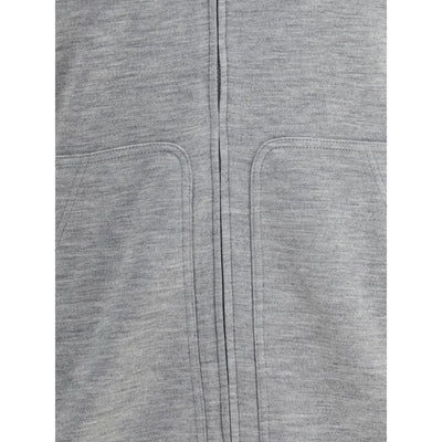 Brunello Cucinelli Gray Cashmere Sweatshirt