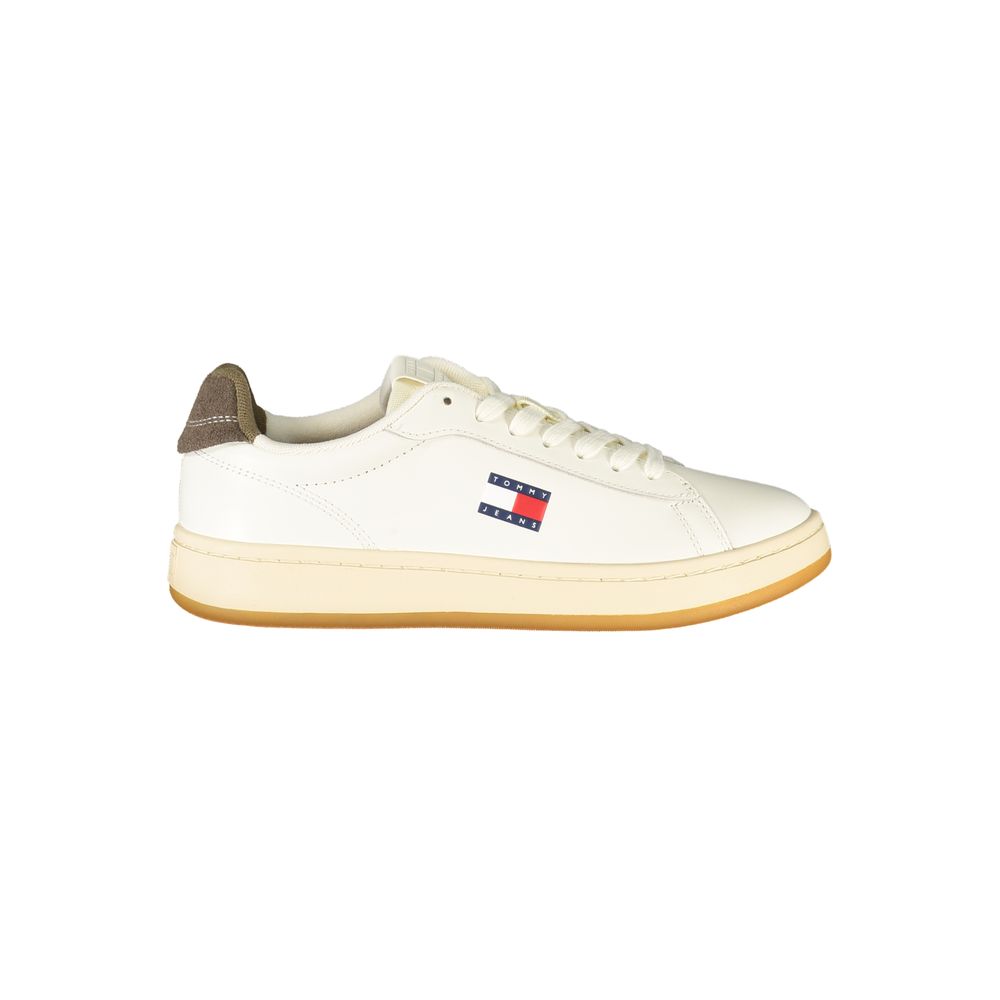 Tommy Hilfiger Bianco Polyurethane Women Sneaker