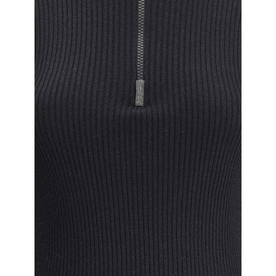 Brunello Cucinelli Black Cashmere Sweatshirt