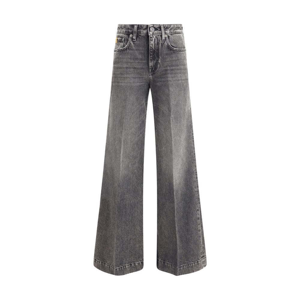 Jacob Cohen Gray Cotton Relaxed Fit Jeans