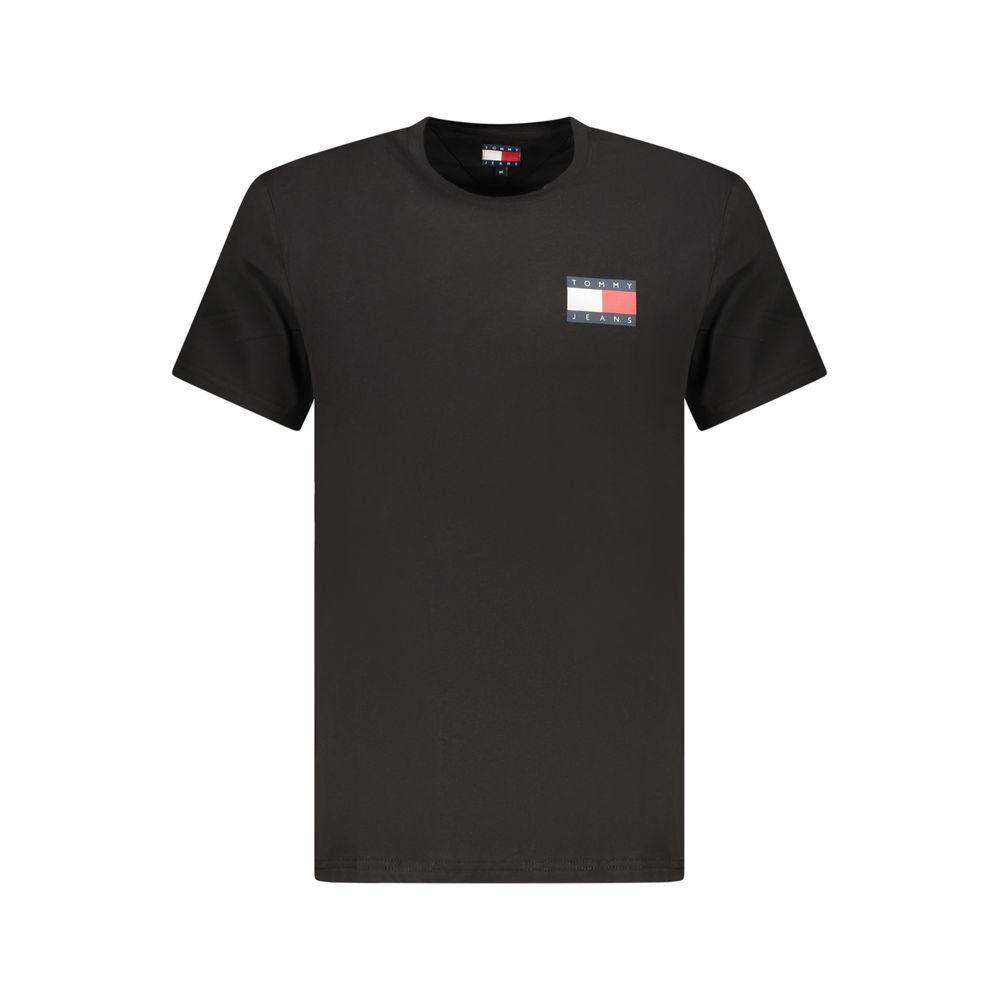 Tommy Hilfiger Nero Cotton Men T-Shirt