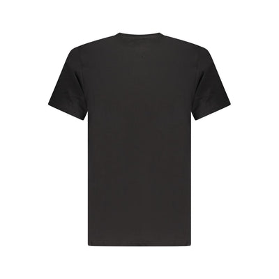 Tommy Hilfiger Black Cotton Men T-Shirt