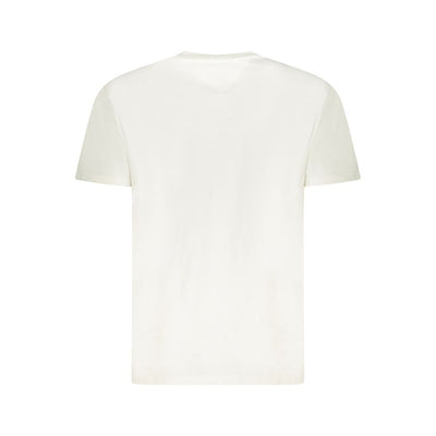 Tommy Hilfiger White Cotton Men T-Shirt