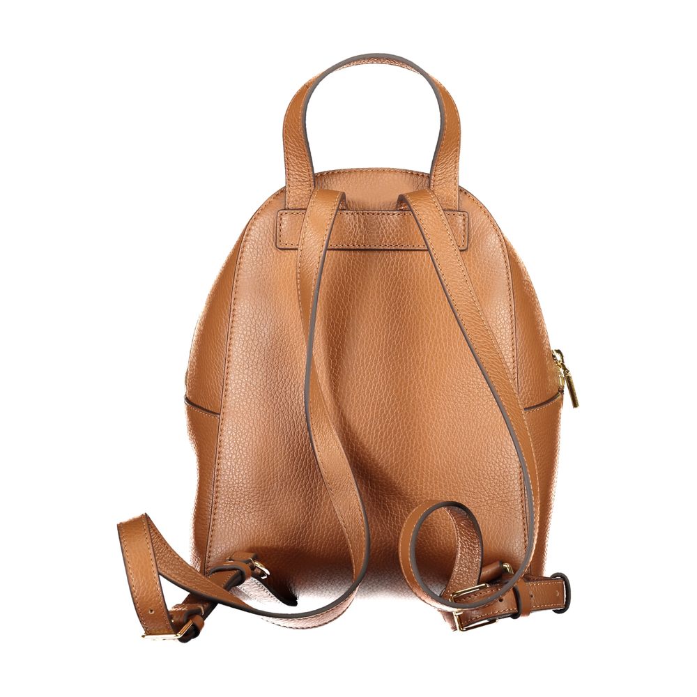 Coccinelle Marrone Leather Women Backpack