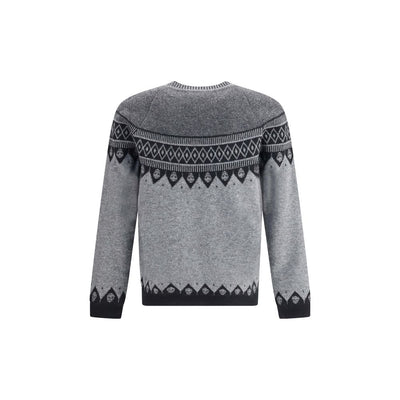 Alexander McQueen Jacquard pattern with skulls Sweater