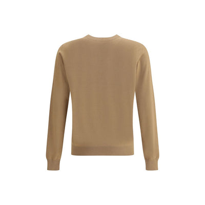 Fendi Beige Fleece Wool Sweatshirt