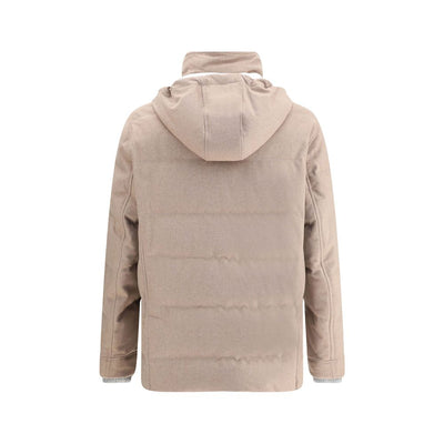 Brunello Cucinelli Beige Cashmere Coat