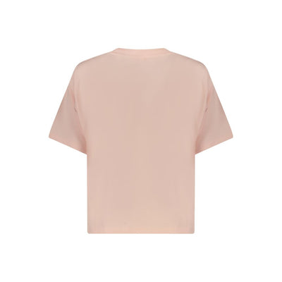 Guess Jeans Pink Cotton Women T-Shirt