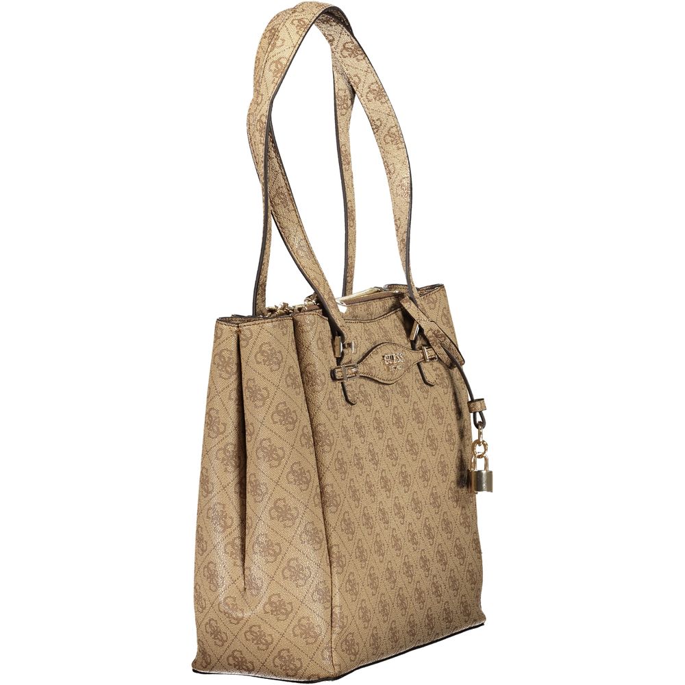 Guess Jeans Beige Polyethylene Women Handbag