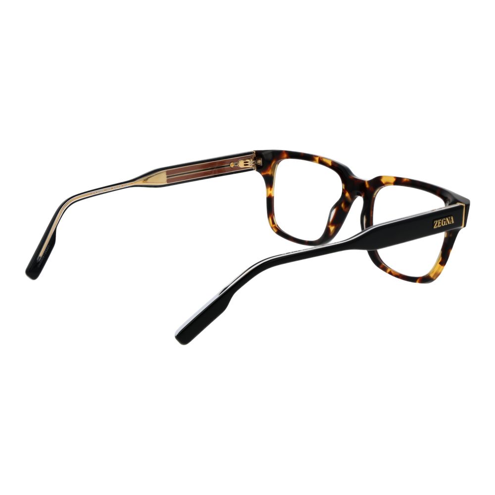 Ermenegildo Zegna Brown Acetate Glasses (Frames)