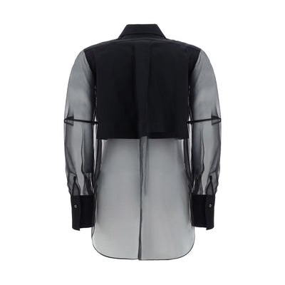 Brunello Cucinelli Black Cotton Pattern Shirt