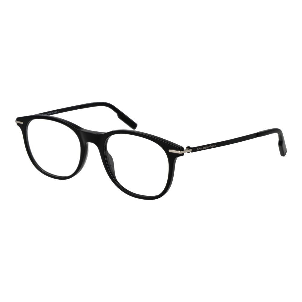 Ermenegildo Zegna Black Plastic Glasses (Frames)