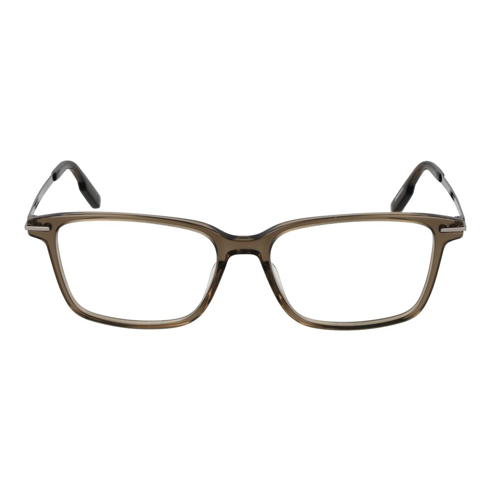 Ermenegildo Zegna Beige Acetate Glasses (Frames)