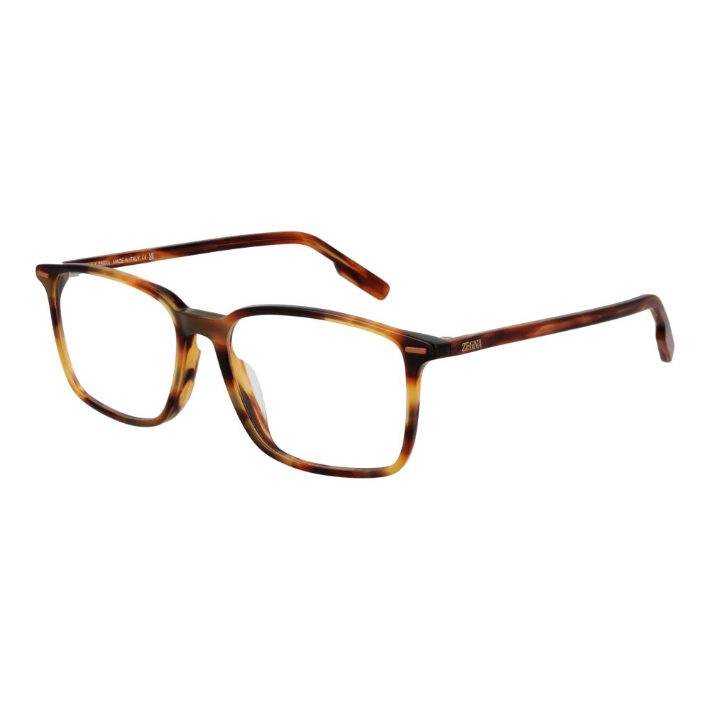 Ermenegildo Zegna Brown Acetate Glasses (Frames)