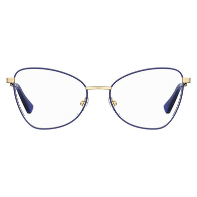 Moschino Blue Metal Frames