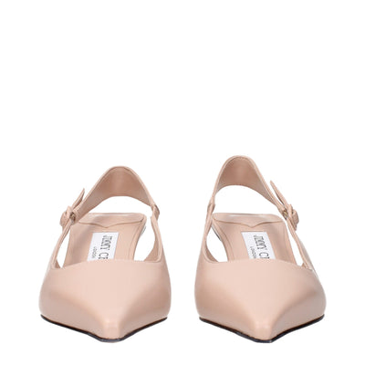 Jimmy Choo Pink Leather High Heel Pumps