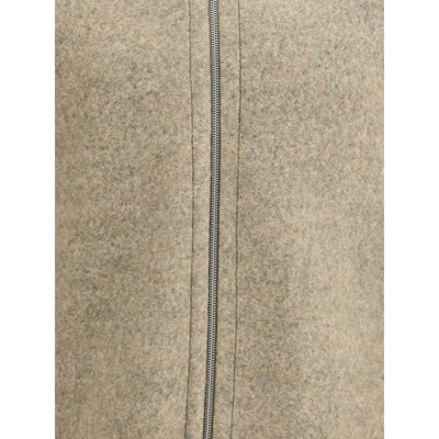 Jil Sander Beige Wool Coat