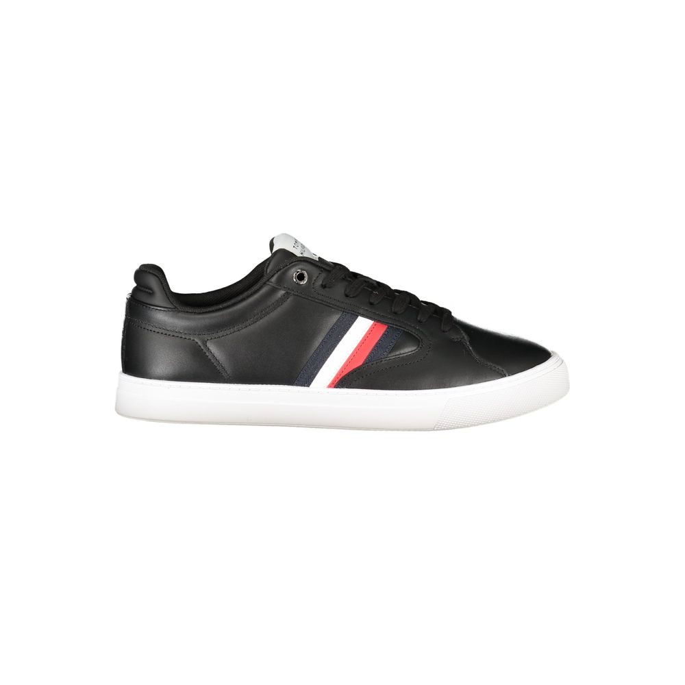Tommy Hilfiger Black Polyester Men Sneaker