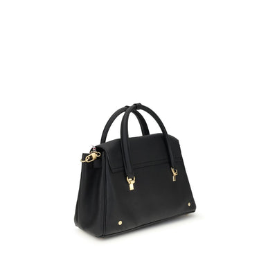 Thom Browne Black Calf Leather Bos Taurus Handbag