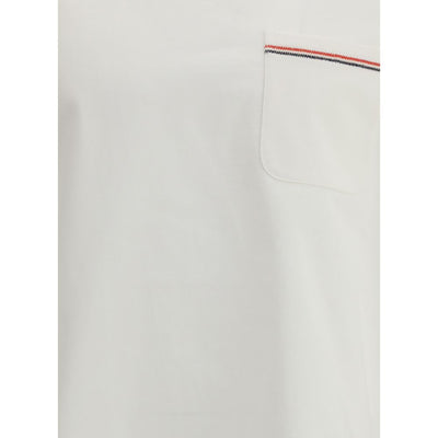 Thom Browne White Cotton T-Shirt