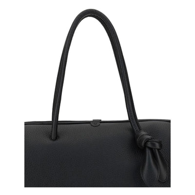 Jacquemus Black Calf Leather Bos Taurus Handbag