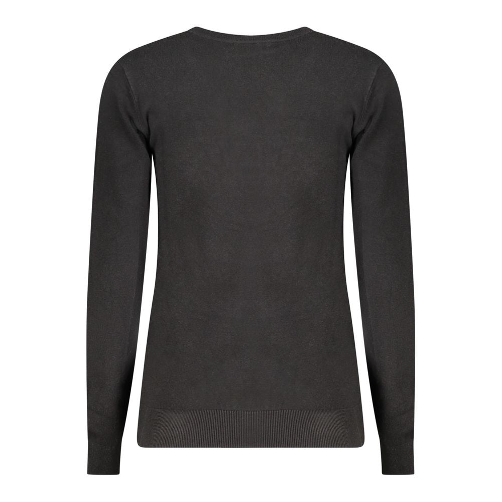 Guess Jeans Black Viscose Women Sweater